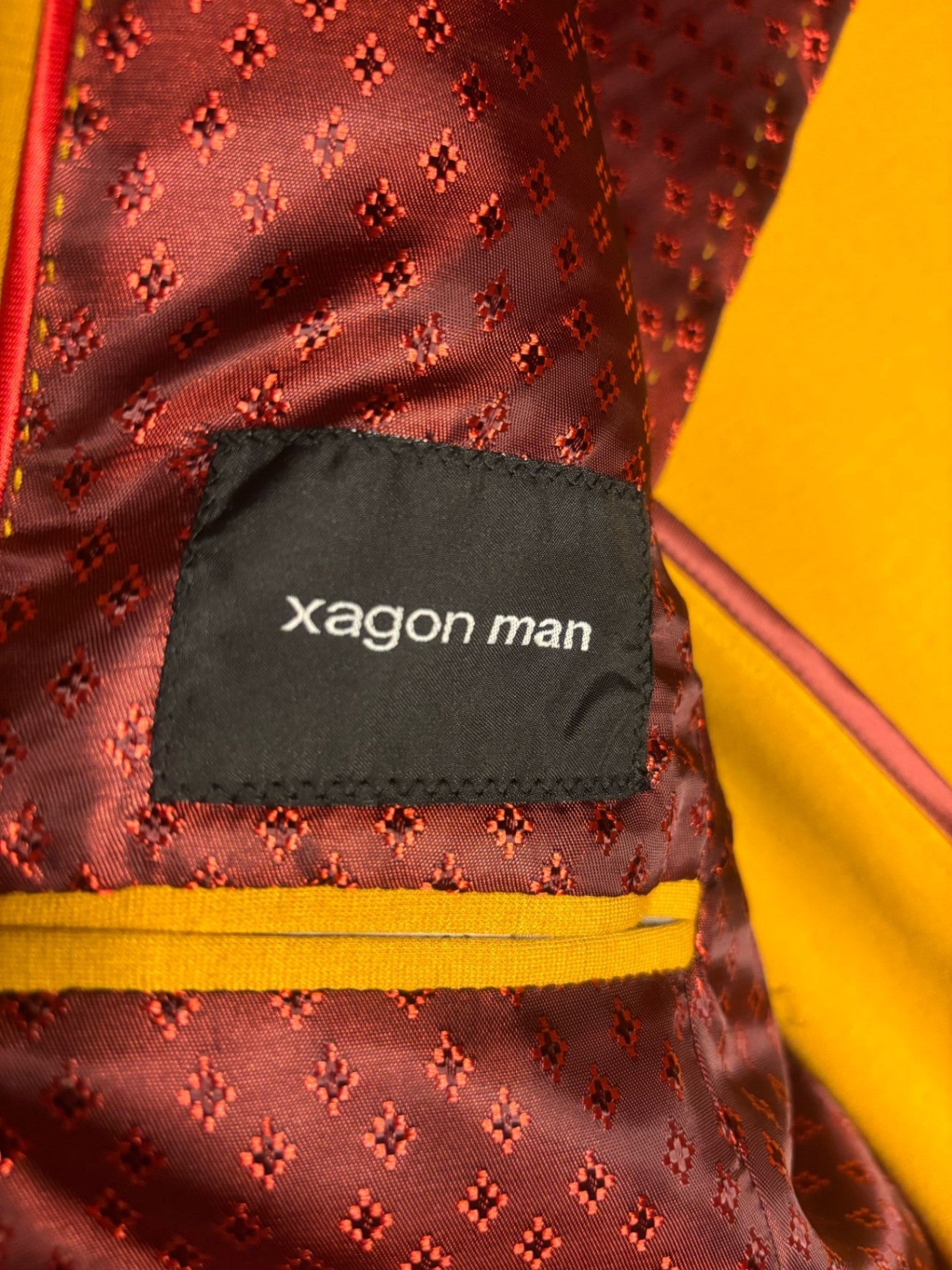 Xagon Man made in italy Sakko 48 Gelb